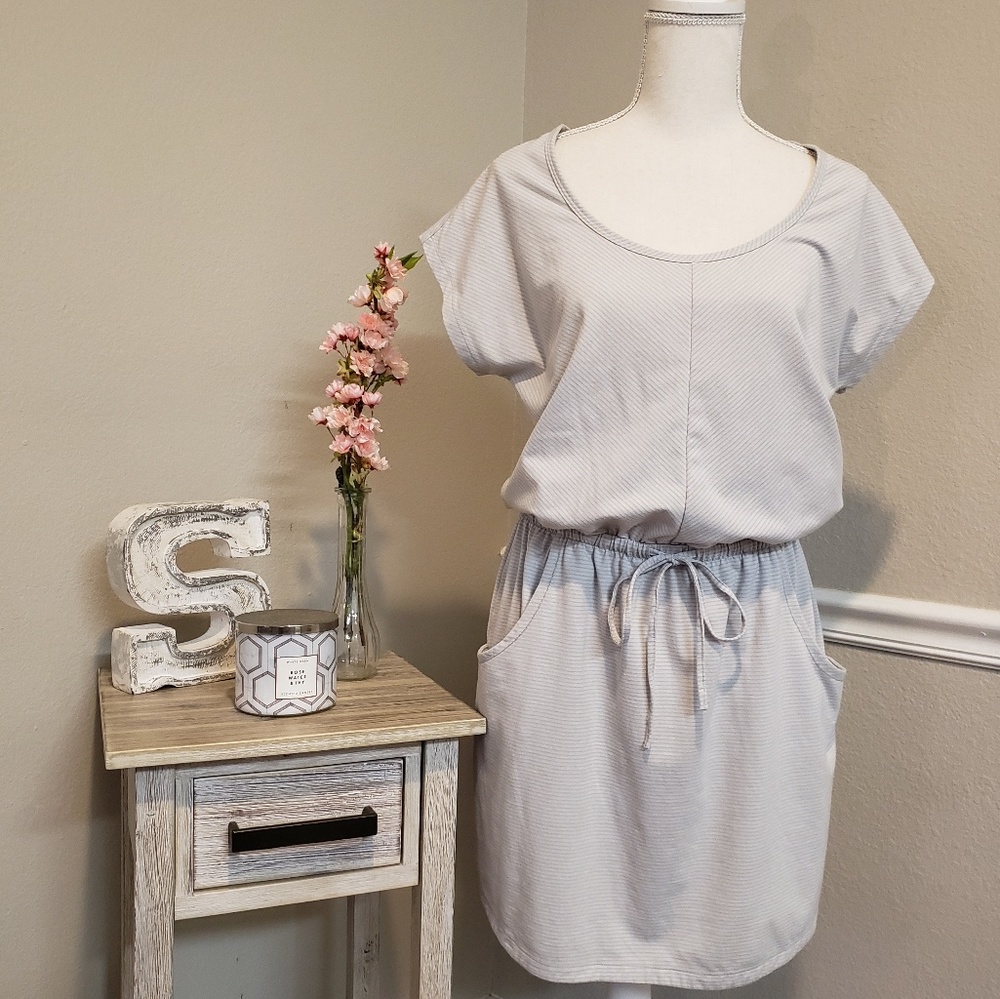 The Northface Gray white Dress